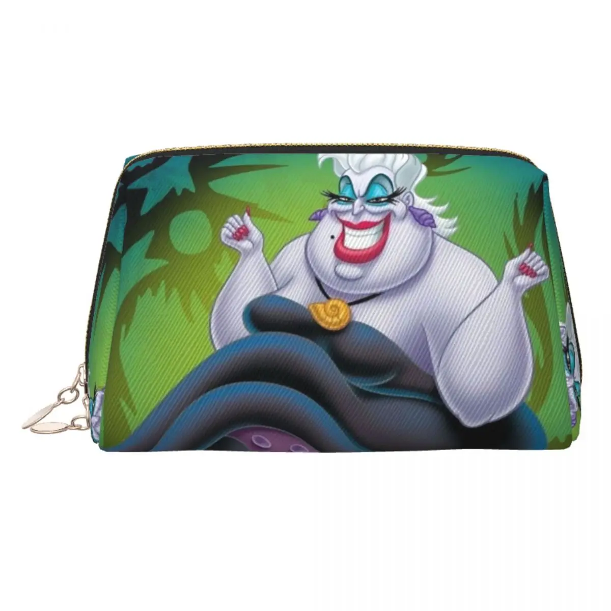 

Женская косметичка Villains Ursula на заказ, женский органайзер для макияжа, косметический органайзер, женская коробка для хранения красоты, Dopp Kit Box