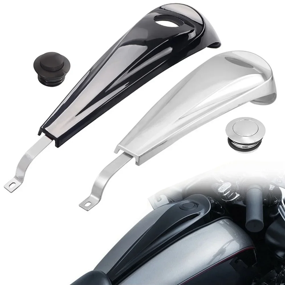 Bouchon De Réservoir Drag Specialties Ventilé Pop-up Harley Davidson 96-21 Noir - Pièces Partie