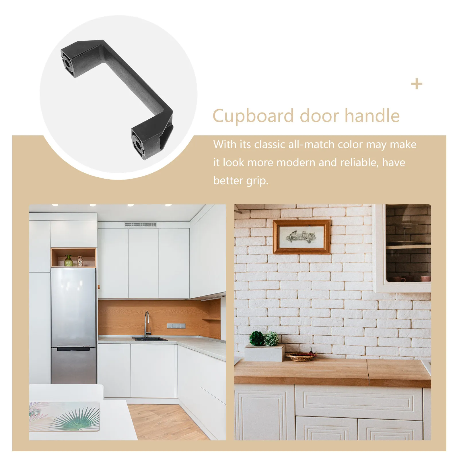 

10 шт. нейлоновых квадратных ручек-рейлингов для дверей шкафов, гардеробов, электрощитков, сверхпрочные, антикоррозийные, с надежным захватом