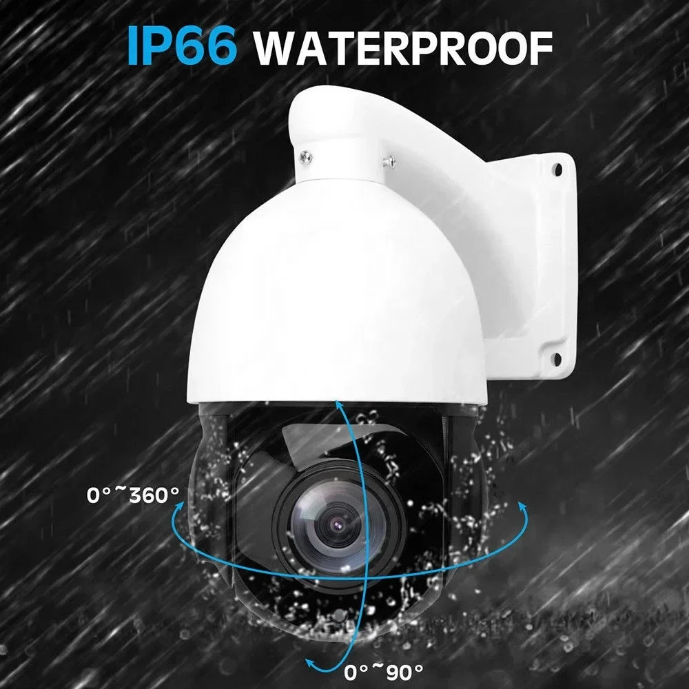 في الهواء الطلق مقاوم للماء 30X التكبير 1080P 2MP 5MP AHD CVI TVI CVBS 4 في 1 التناظرية 150 متر IR المسافة البسيطة الأشعة تحت الحمراء Ptz سرعة كاميرا بشكل قبة