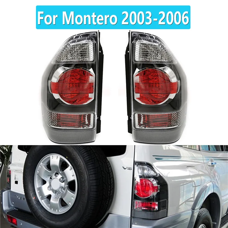 

Left Tail Light Assembly Rear Stop Brake Turn Signal Fog Lamp Reflector for Mitsubishi Pajero Montero 2003-2006