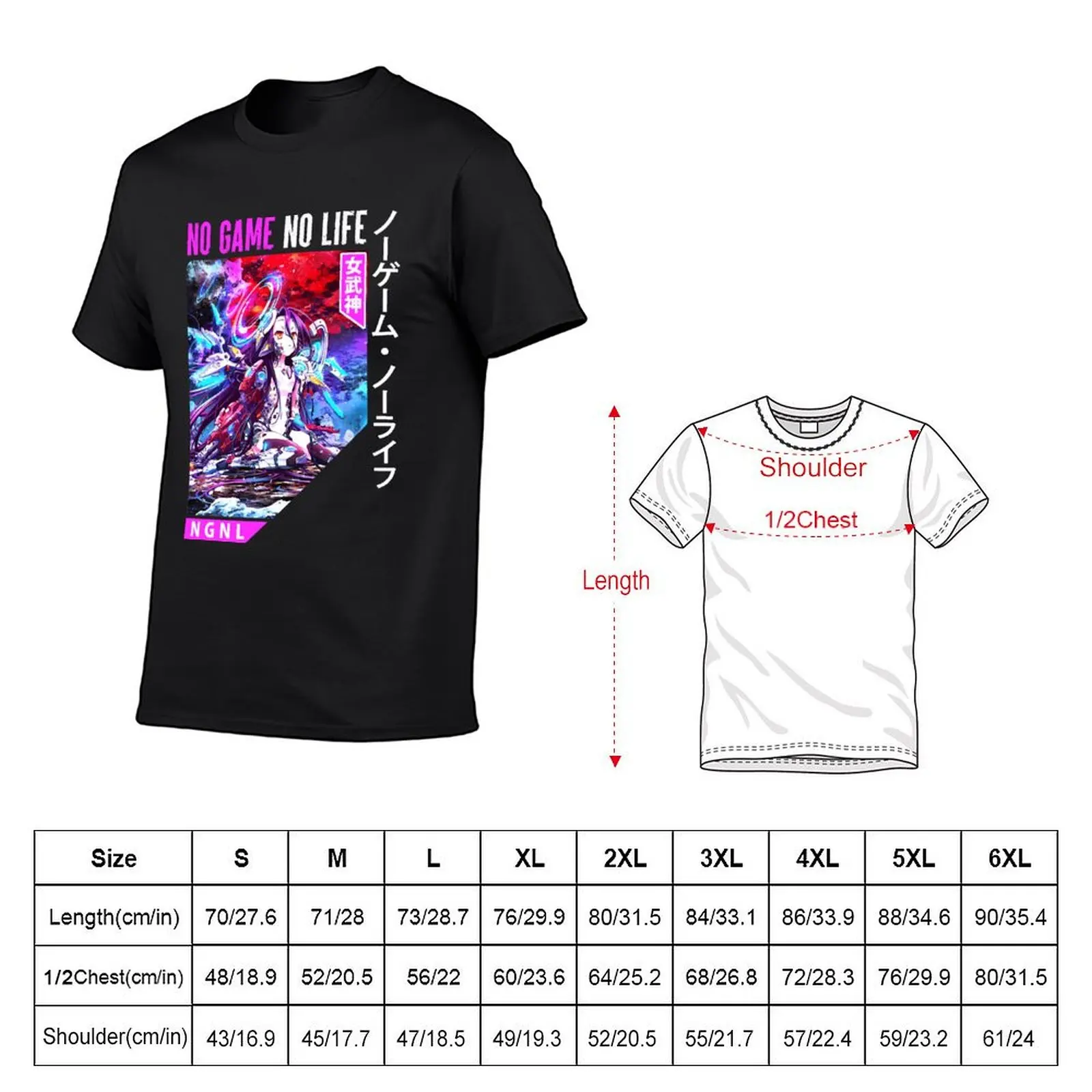 No Game No Life Cool Graphic Gifts NGNL Sora Shiro T-Shirt designer shirts cute clothes shirts men graphic