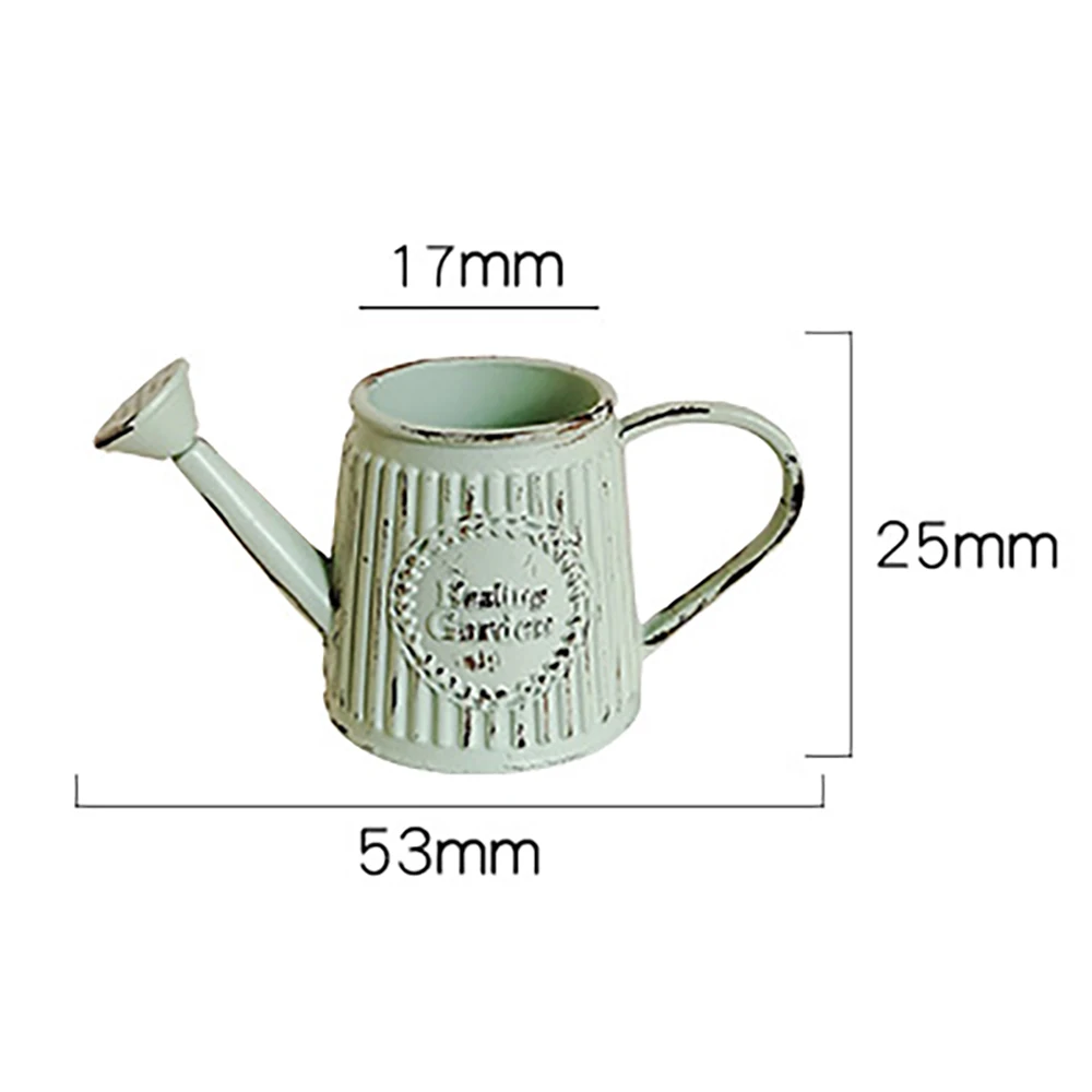 1Pcs 1/12 Dollhouse Miniature Metal Watering Can Model for ob11 bjd Doll House Accessories Decoration