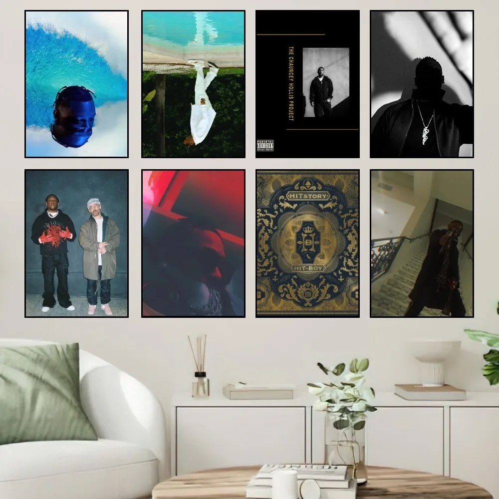 

Rapper Hit-Boy SURF OR DROWN Poster Home Prints Wall Painting Bedroom Living Room Decoration Office