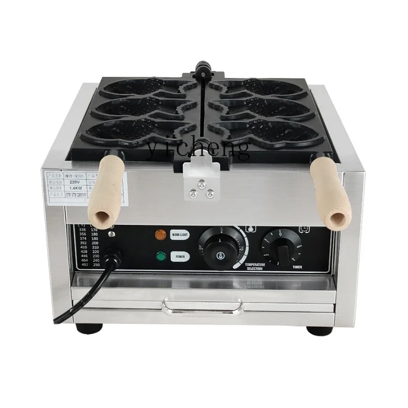 Commercial Electric Heating Korean Small Fish Scone Machine Big Eye Fish Mold