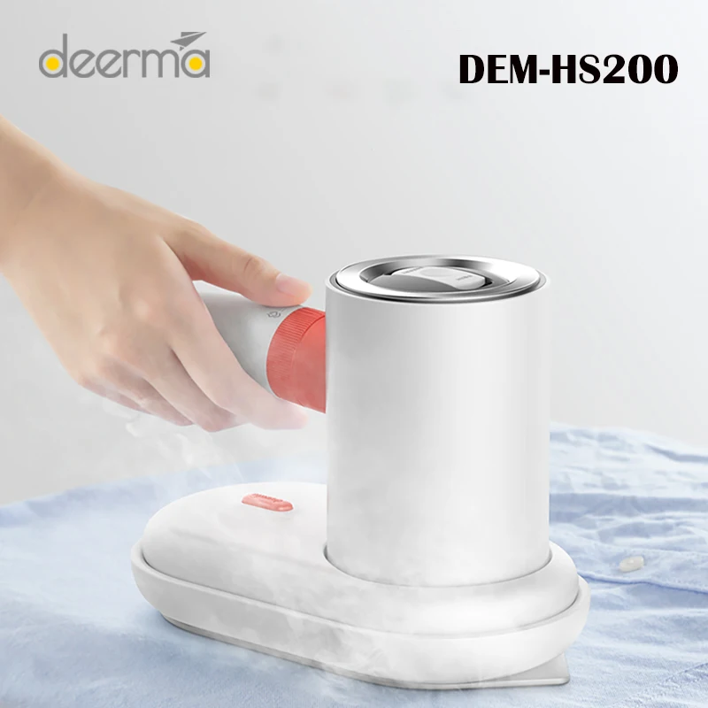 Deerma-plancha de vapor portátil HS200 Original, máquina de planchado en seco y húmedo, Mini plancha de vapor para ropa, electrodoméstico