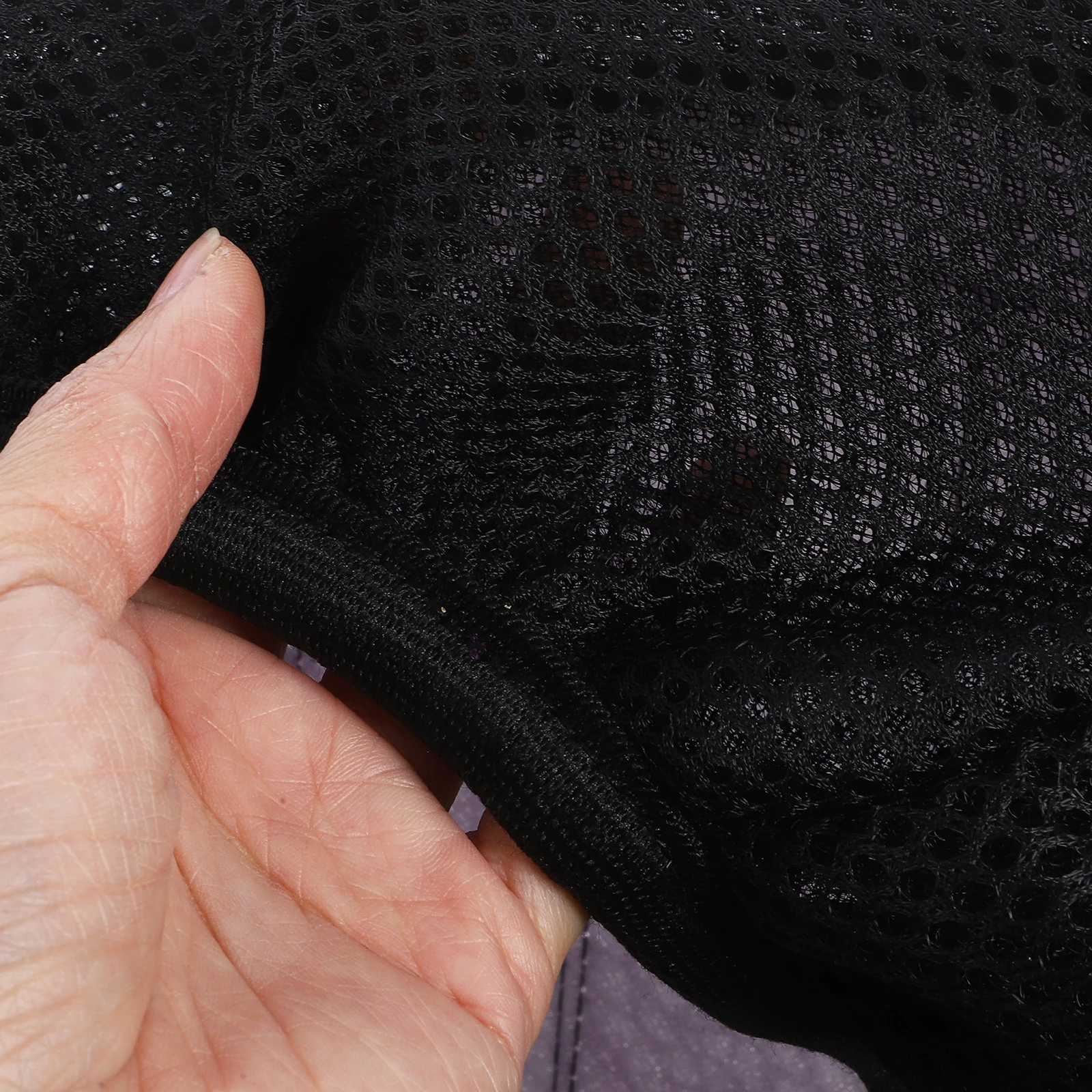 

Cushion Cover Motorcycle Seat Protector Linen Mesh Electric Scooter Purple Large Square Anti Slip Sun Protection