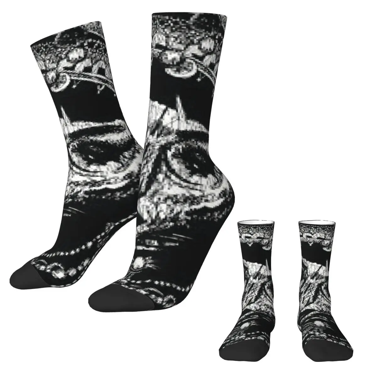 Jibaro Ugly Dave Socks Love Death Robots Trendy Stockings Women Men Soft Running Sports Socks Autumn Design Non Slip Socks