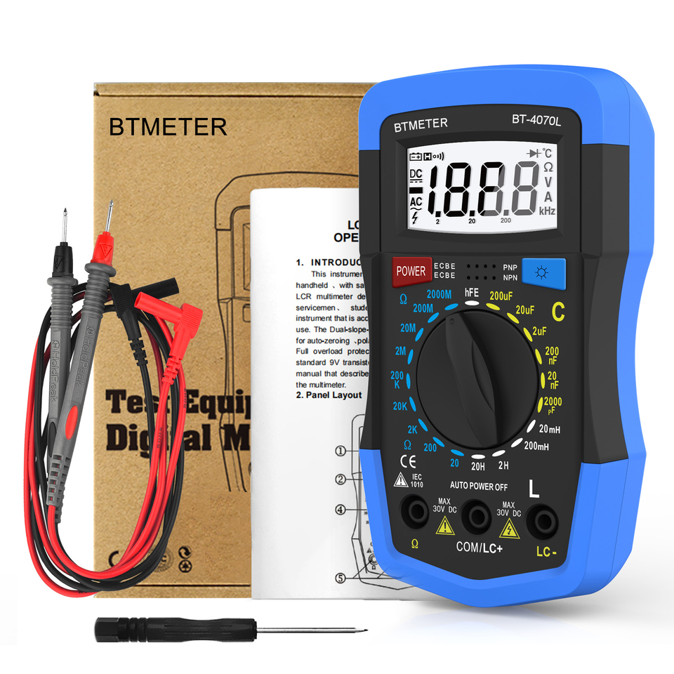  BTMETER True RMS Digital Multimeter,Precision Multimeter,Profession Insulation Tester Voltage Meter Diode Test NCV，770 Series 