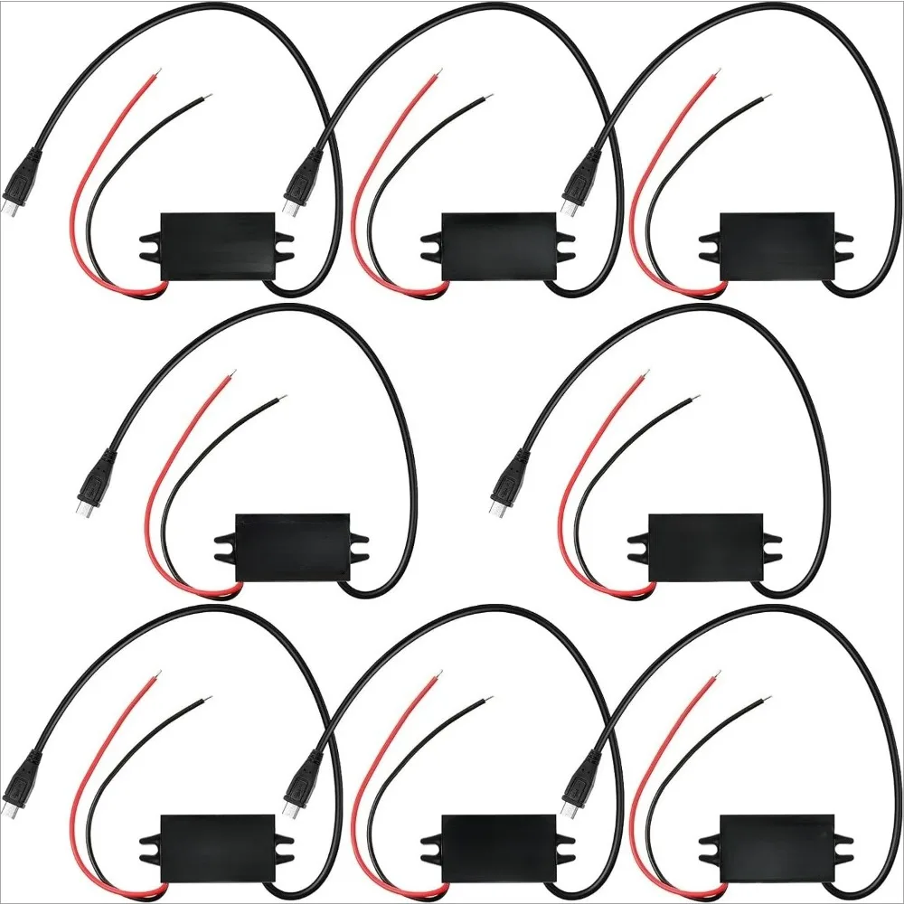 Waterproof 12V To 5V Converter DC-DC Buck Module Micro USB Power Adapter Power Converter Regulator For Car Audio Walkie Talkie