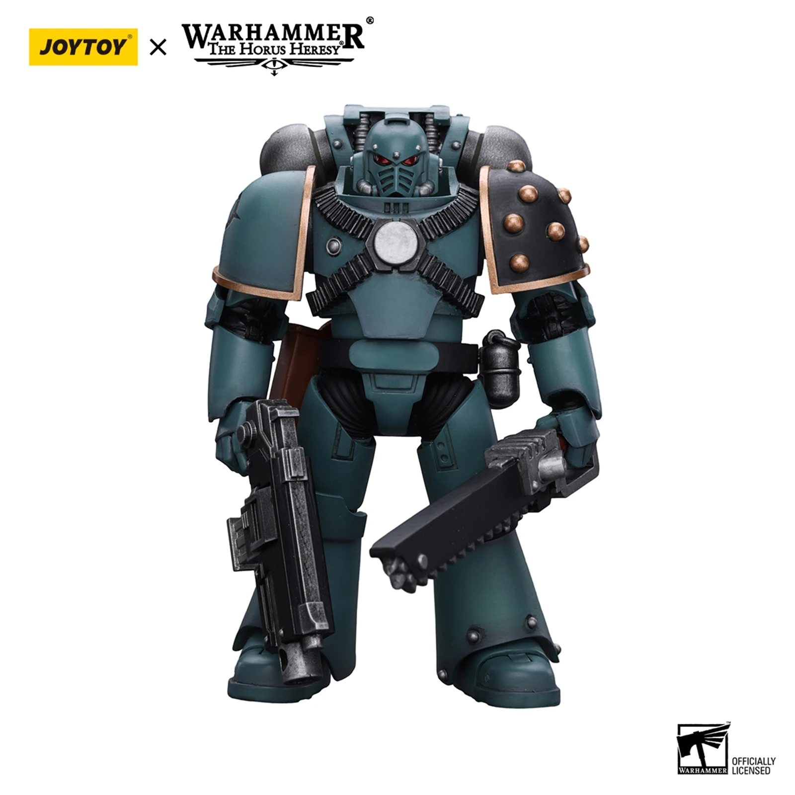 JOYTOY Warhammer 40000 1/18 Action JT9602 Sons of Horus MKIV Escouade tactique Légionnaire avec bolter