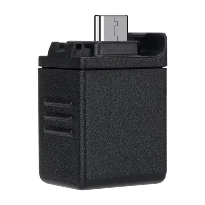 Adaptor Audio 3.5Mm dengan Port Pengisi Daya Tipe C Kamera Fordji OSMO Action 4/5 Pro Mendukung Input Mikrofon Eksternal