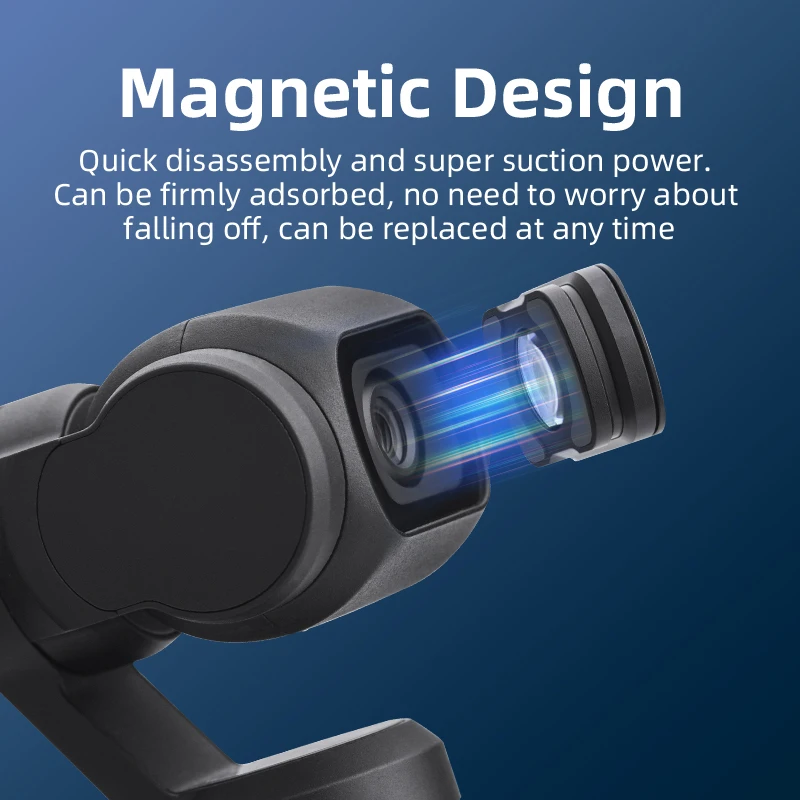 

Магнитный широкоугольный объектив для камеры DJI Osmo Pocket 3: увеличьте угол обзора до 112° и уловите больше деталей сцены. ° Аксессуары для HD-фильтров