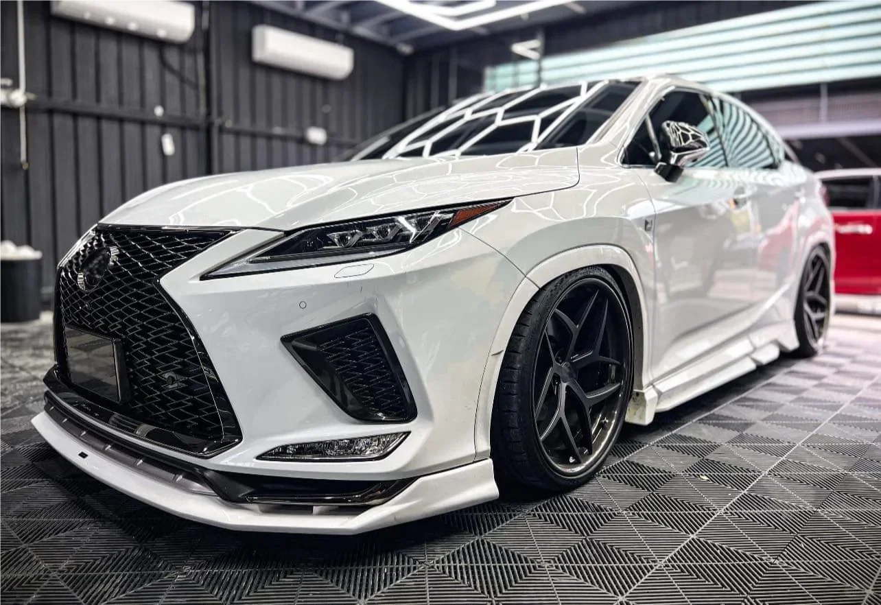 تعديل مصدات الإعداد 100% لكزس RX300 Rx350 Bodykit ترقية إلى 2020 LED المصابيح الأمامية الرياضة نمط مصبغة ل Rx350 RX27