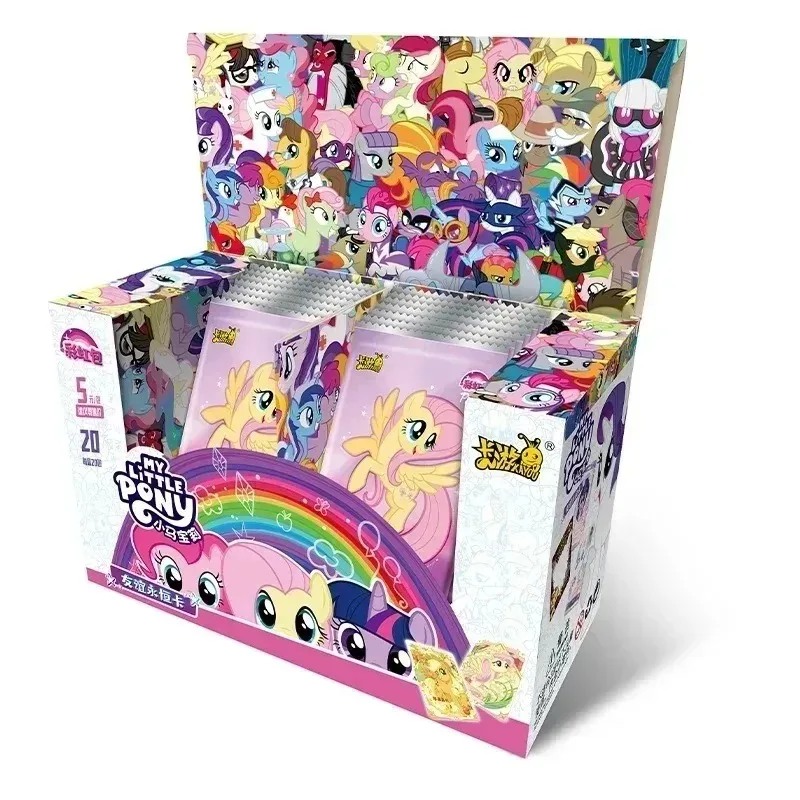 NIEUWE KAYOU My Little Pony Kaarten Engels Goede Maanlicht Sterren Leuke Schaduw Cadeaudoos serie Schattige Anime Verzamelkaarten Speelgoed Cadeaus