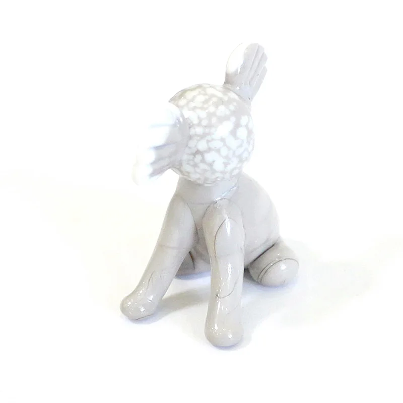 Murano Glass Koala Figurine Cute Mini Animal Statue Home Desktop Decor for Living Room Bookcase Indoor Ornament Collection Gift