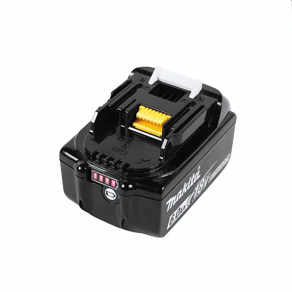 Original makita 6.0Ah 18V Rechargeable Power Tool Battery With LED Lithium Ion Replacement LXT 400 6000mAh BL1860B+Charger