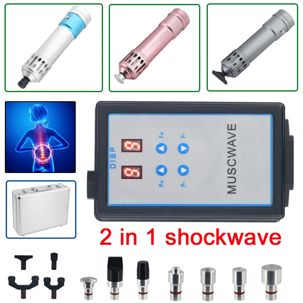 

Shockwave Therapy Machine For Men ED Erectile Dysfunction Pain Removal Shock Wave Massage Device Physiotherapy 2 in 1 Massager