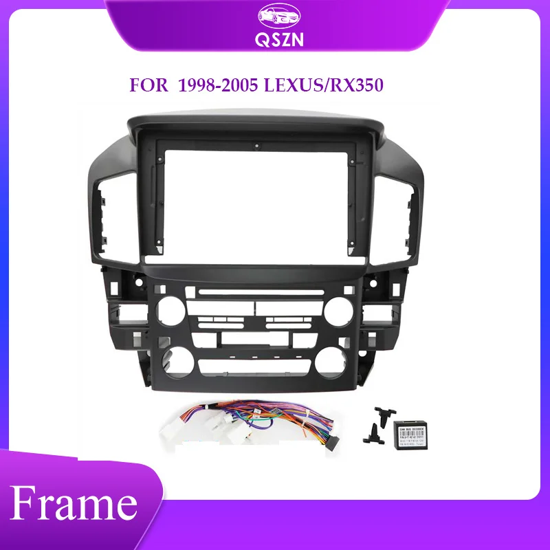 9 inch 2din dashboard frame Car radio stereo trim kit audio panel For Lexus 1998-2005 RX350 Android Radio Dash Fitting Panel Kit