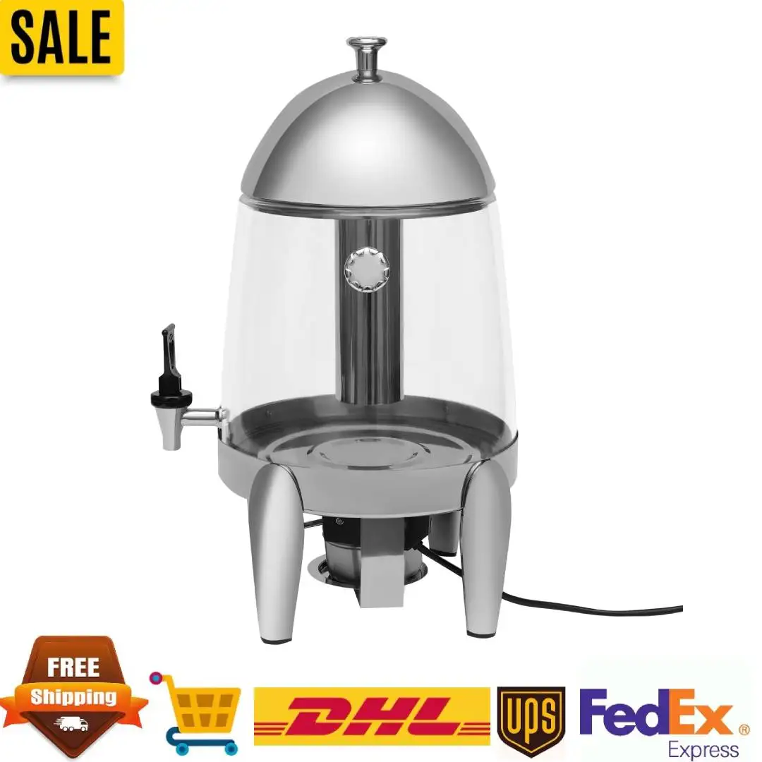 

3,2 галлона, диспенсер для горячих и холодных напитков, 400 Вт, портативная жаровня для кофе из нержавеющей стали, электрическая регулируемая температура 95-185 ° F для вечеринки