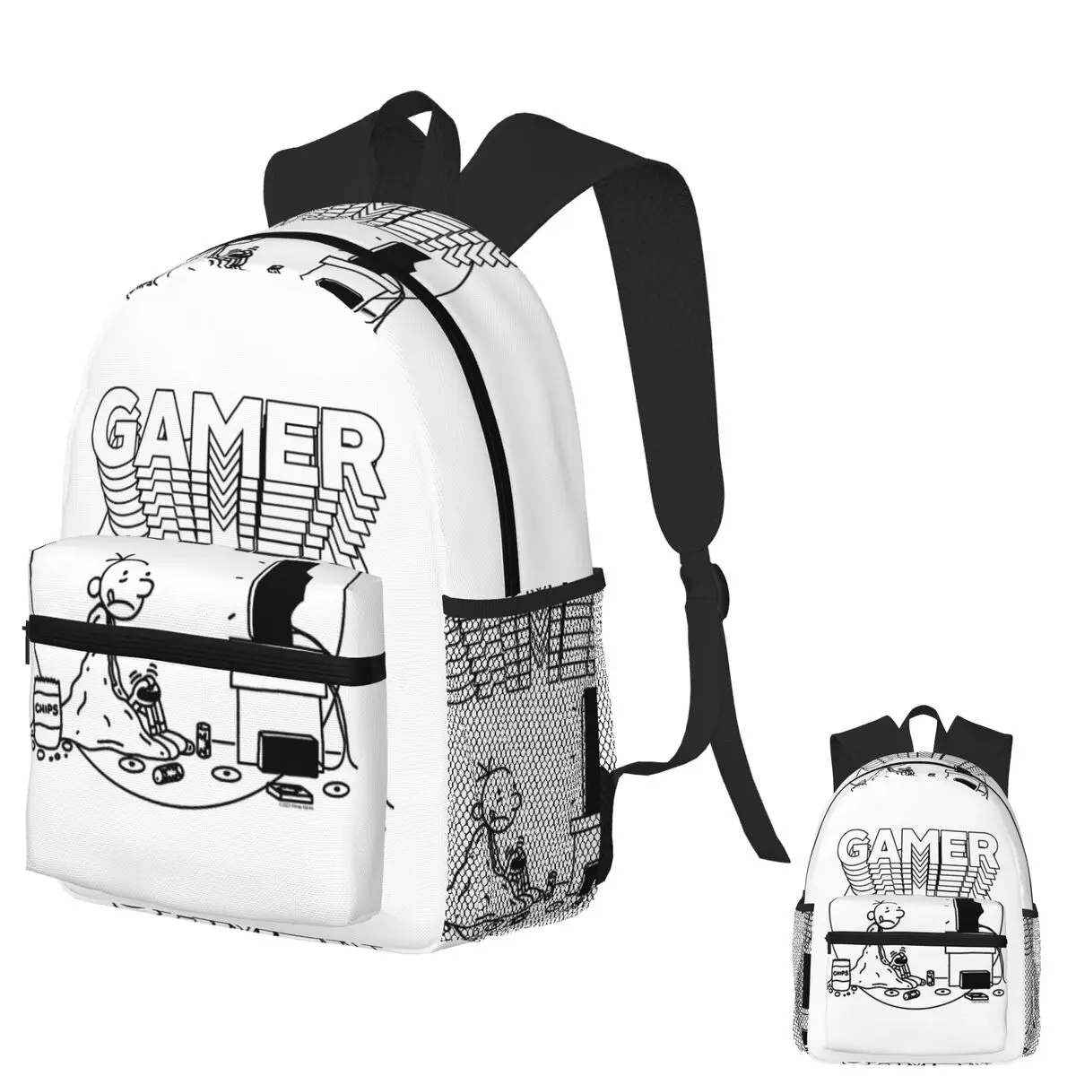 

Gamer Is Color Black Student Backpack School Bag Hiking Travel Daypack for Men Women Fashion Bookbag Shoulder Bags