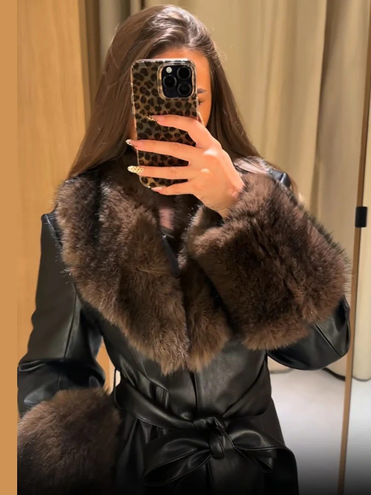 The Verona Luxe Fur-Trim Trench Coat S69c393a5423149cb9d26df9b986079dfI