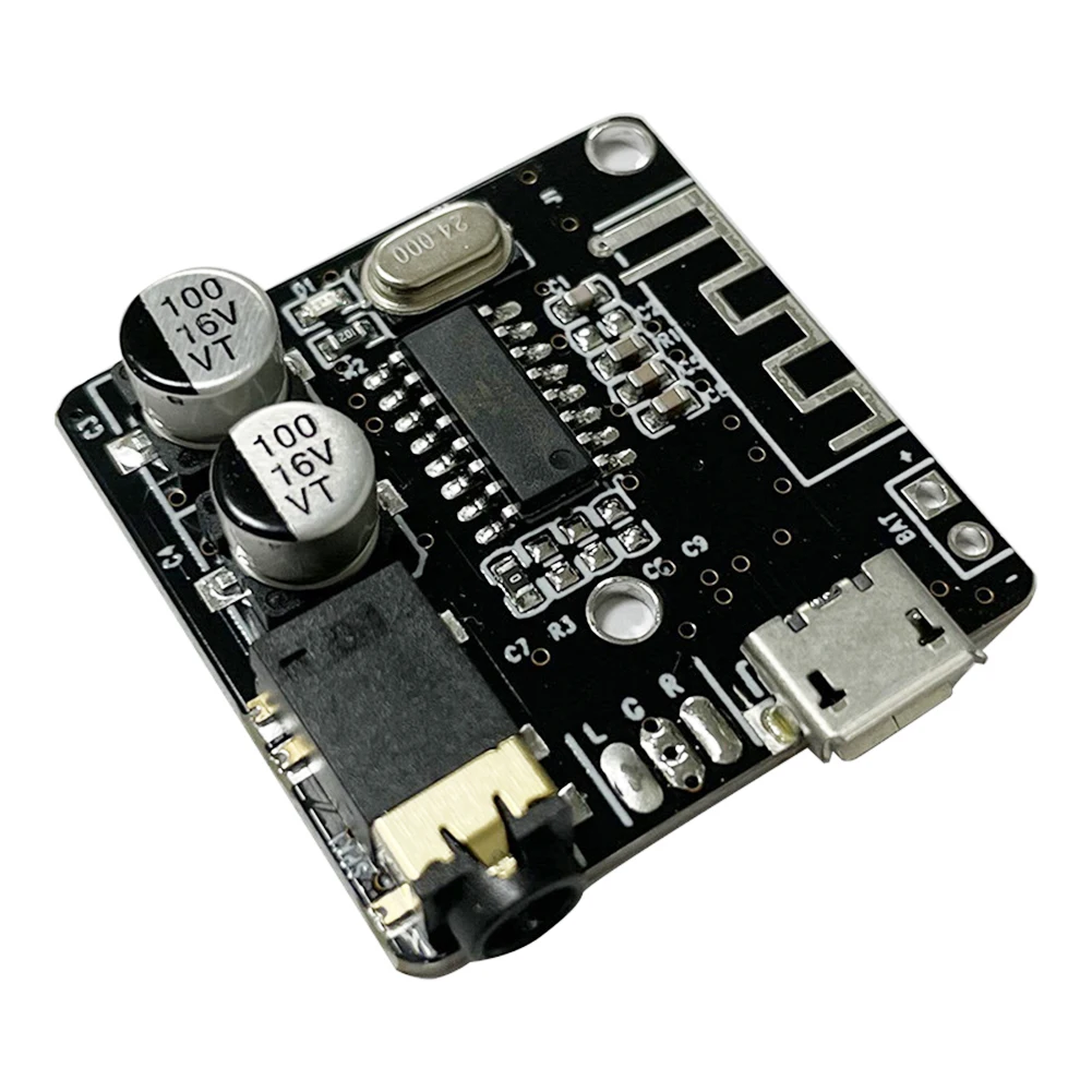 Bluetooth-compatible Audio Receiver Board 3.7-5V Stereo Audio Amplifier Bluetooth-Compatible 4.1 Wireless Stereo Music Module