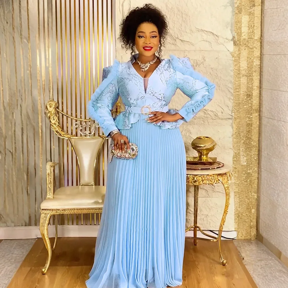 

Outfits Plus Size African Party Dresses for Women Autumn Fashion Dashiki Ankara Wedding Evening Gown Elegant Muslim Maxi Dress