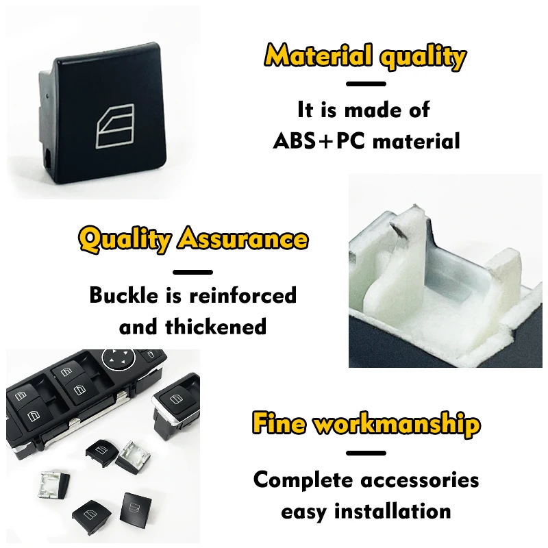 For Mercedes Benz A GLE GLA CLA GLK Class W176 W204 W166 W218 W212 W246 W167 the Car Window Controller Button Operation Console