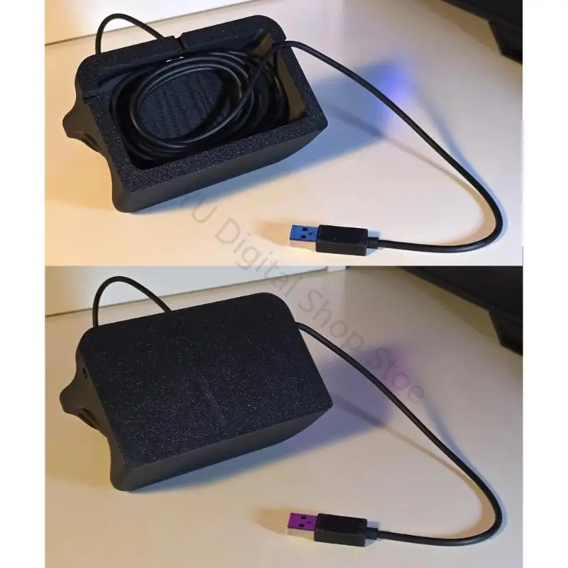 96BA Controller-Halterung für Steam Controller 2 mit Frontlippe und Kabelöffnung, PLA+ 3D-gedruckter Game-Controller-Ständer für – Detail 9