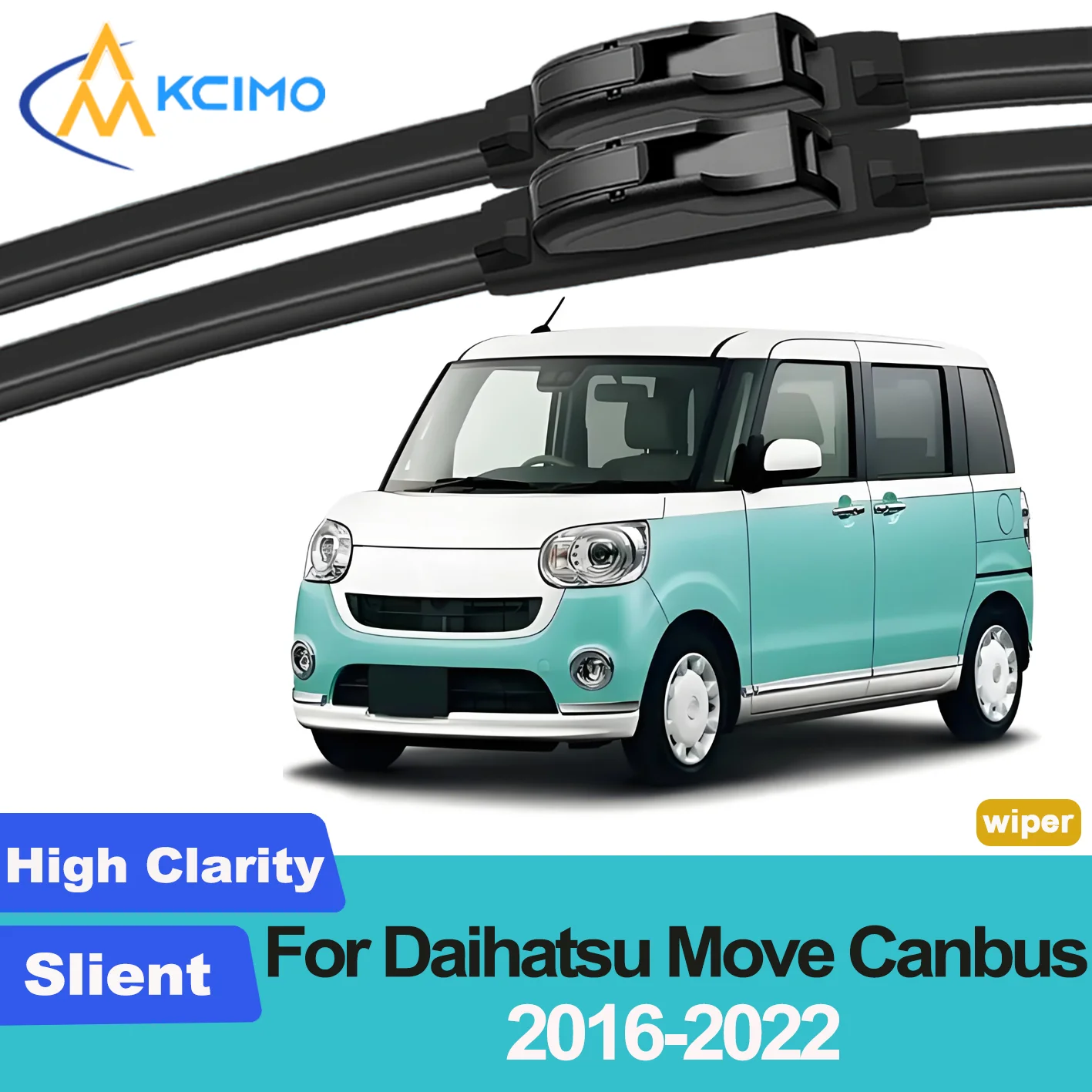 2 قطعة شفرات المساحات الجديدة لدايهاتسو موف Canbus LA800 2016-2022 الزجاج الأمامي مساحات السيارات شفرة اكسسوارات 2022 2021 2020 #1