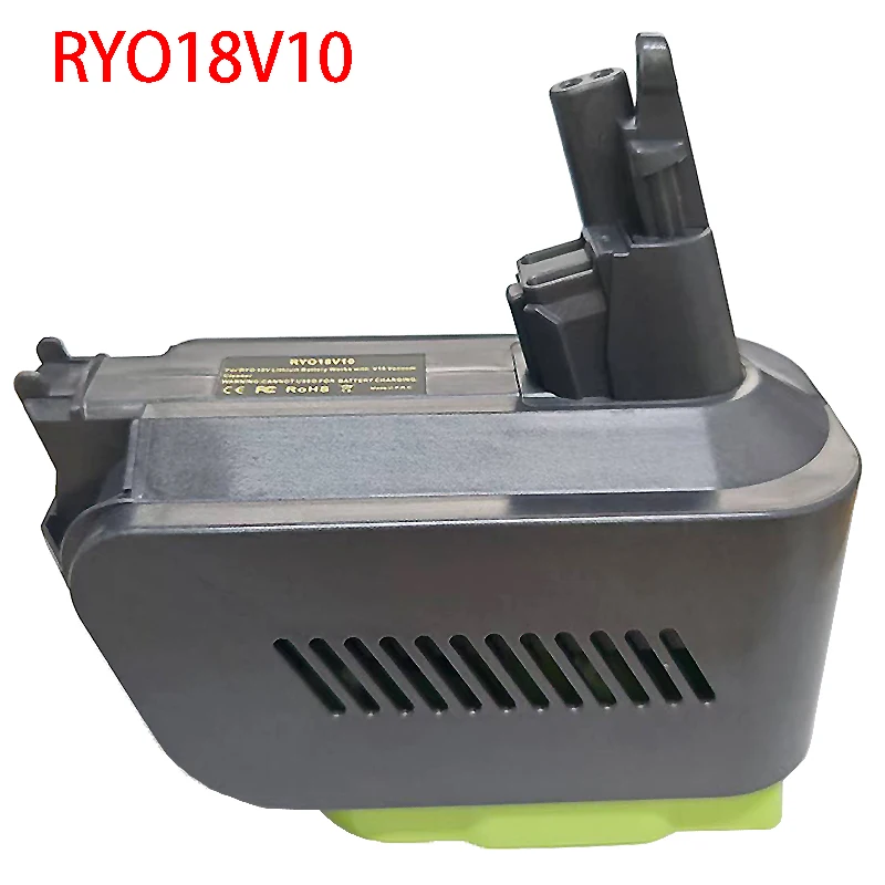 

Для аккумуляторов RYOBI 18 В ONE+, преобразованных для беспроводного ручного пылесоса Dyson V10, адаптер для аккумулятора RYO18V10, конвертер