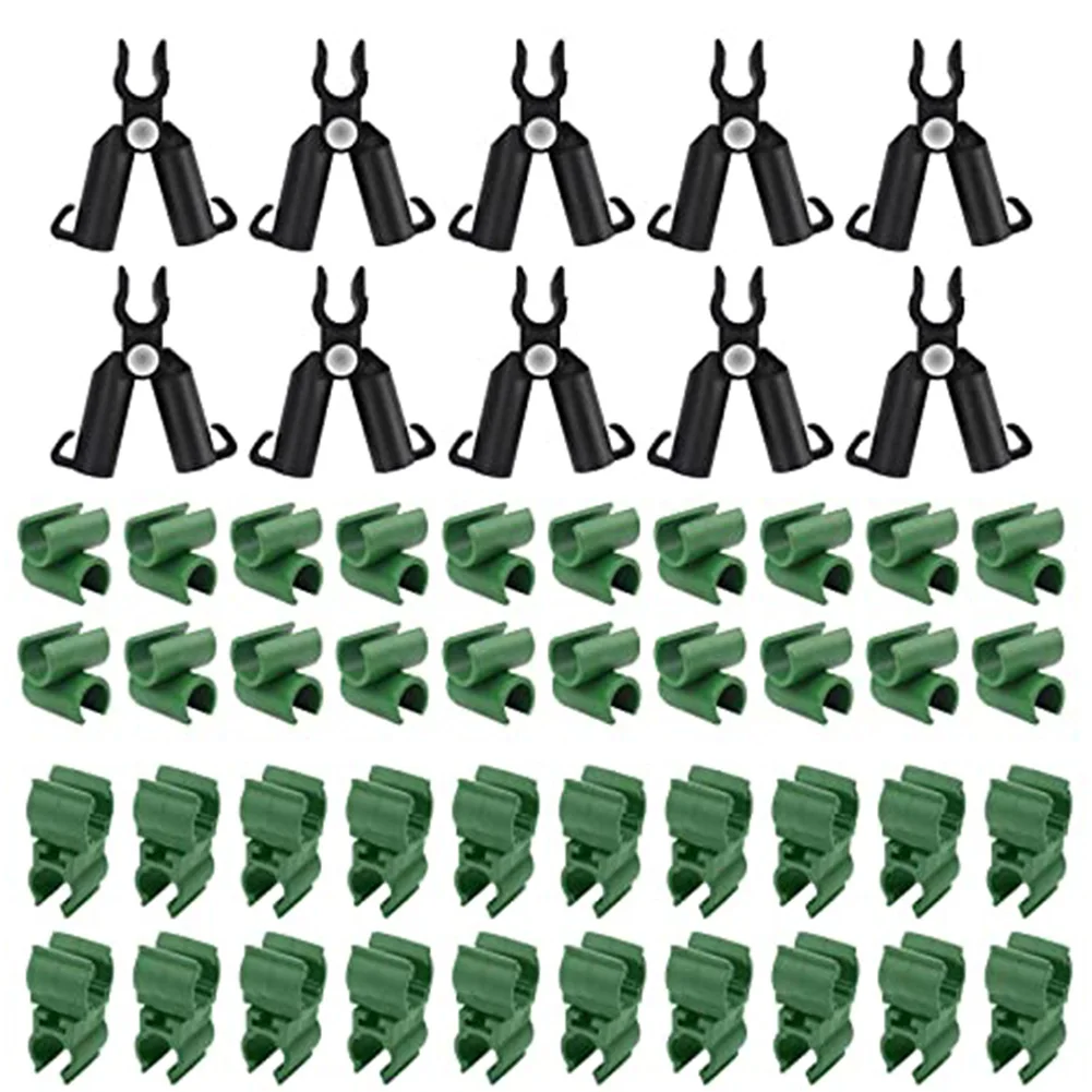 For Garden Setup Plant Trellis Connectors Home Gardening Black Climbing Plant Trellis Connectors Robust Plastic Construction