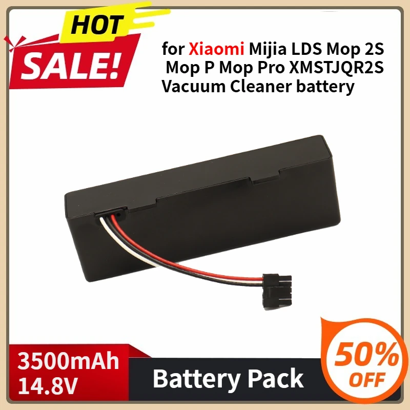 

STYTJ02YM Battery for Xiaomi Mijia LDS Mop 2S Mop P Mop Pro XMSTJQR2S Vacuum Cleaner 3500mAh 14.8V Battery