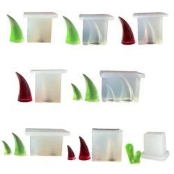 Silicone Mold Realistic Devil Claw Horns Crafts Molds Cosplay Props Moulds Horn Claw Accessory Mould for DIY Hand-Making R3MC