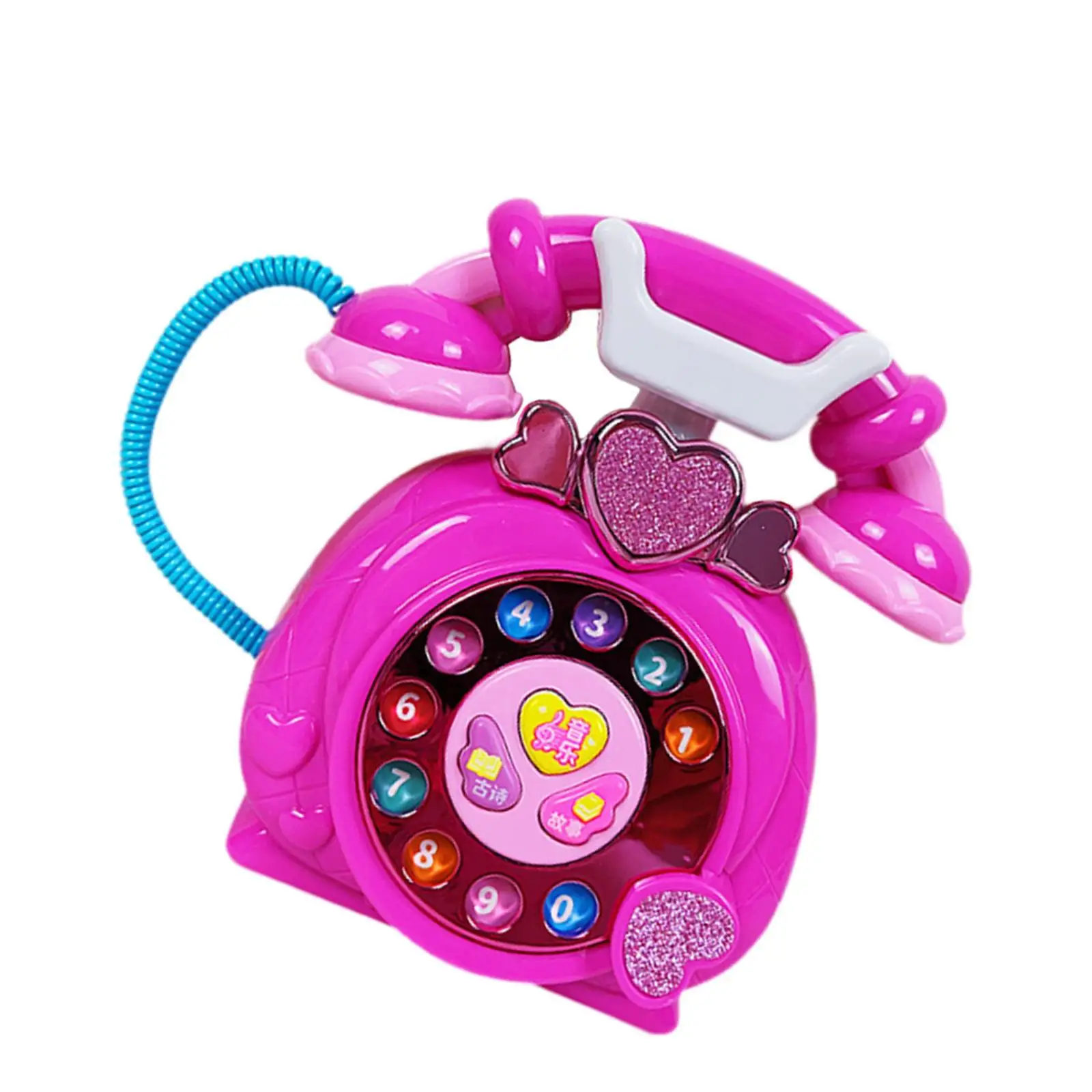 Giocattolo telefonico per bambini con luci e suoni Giocattoli per bambini Regalo di compleanno Educazione precoce Giocattolo telefonico per bambini per bambini Ragazzo Ragazza Bambini