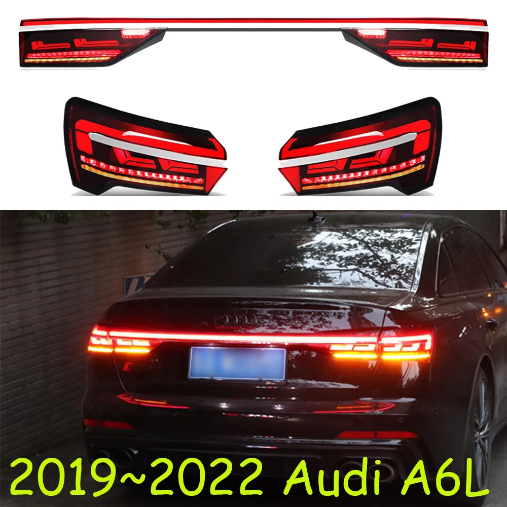 

Dynamic car bumper A6 tail light for Audi A6L taillight LED 2019~2022y car accessories Taillamp for Audi A6L rear light fog