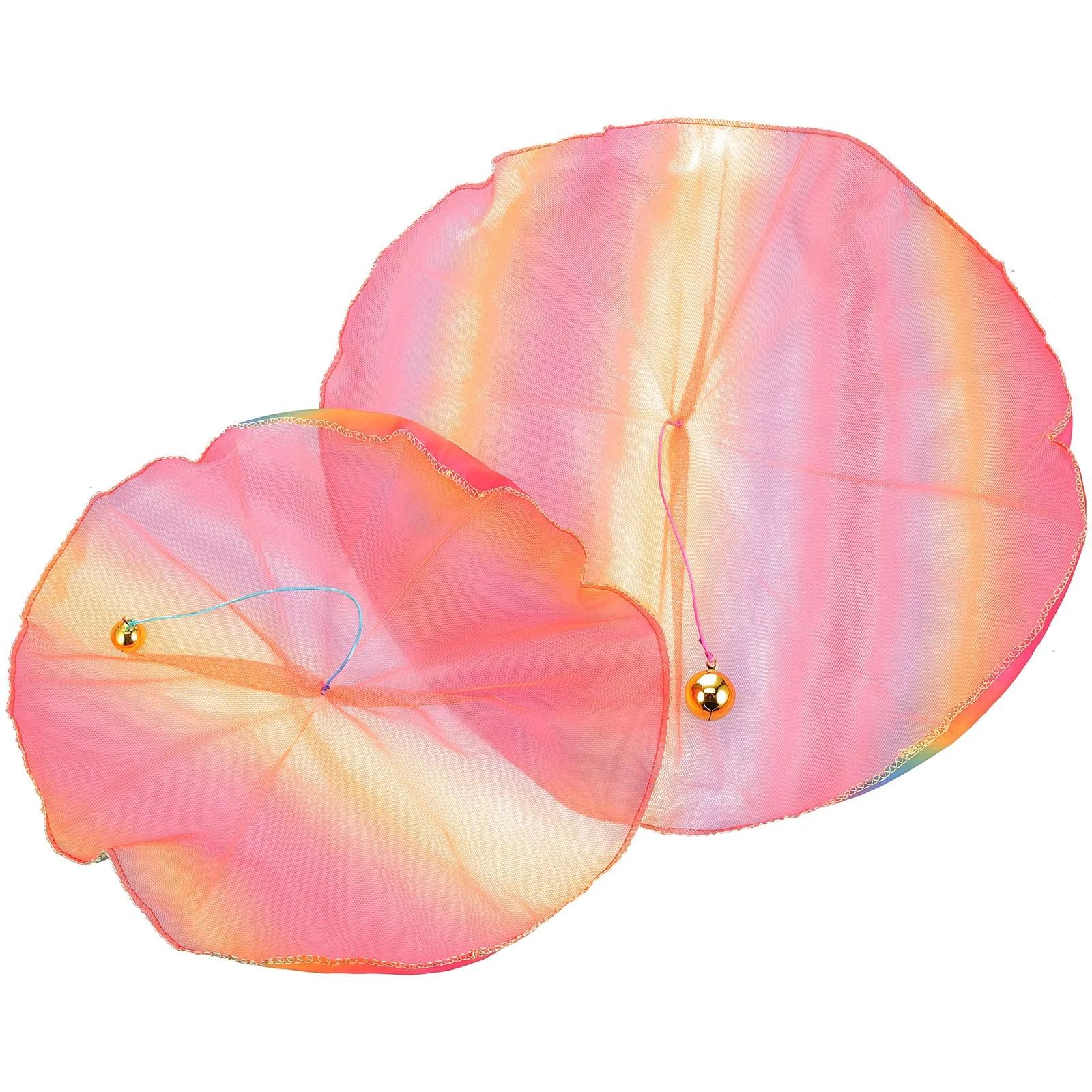 

2Pcs Children Parachute Outdoor Flying Color Hand Throw for Party Rewards Games Children Flying Toys Throw Parachute