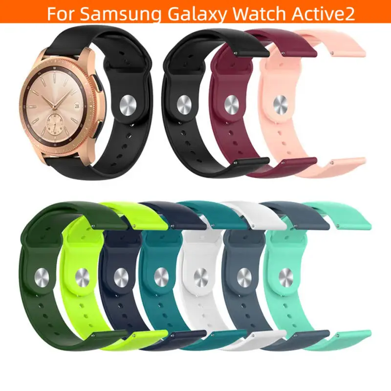 Samsung Silicone Strap Active2 Smart Watch Strap Sport Bracelet Suitable for 20 22mm