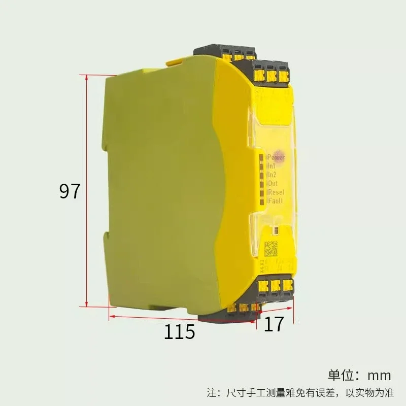 Relé de seguridad PNOZmEF 8DI4DO 772142/mEF 4DI4DOR 772143