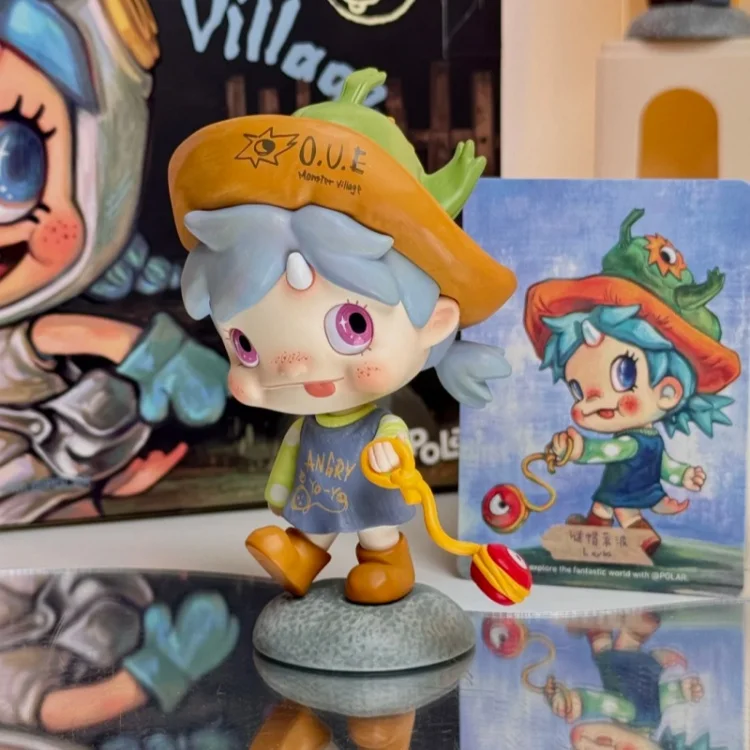 Original POP MART POLAR Monster Village Serie Saison 3 Blind Box Actionfigur Spielzeug Desktop-Dekoration Ornament Überraschungsgeschenk – Detail 6