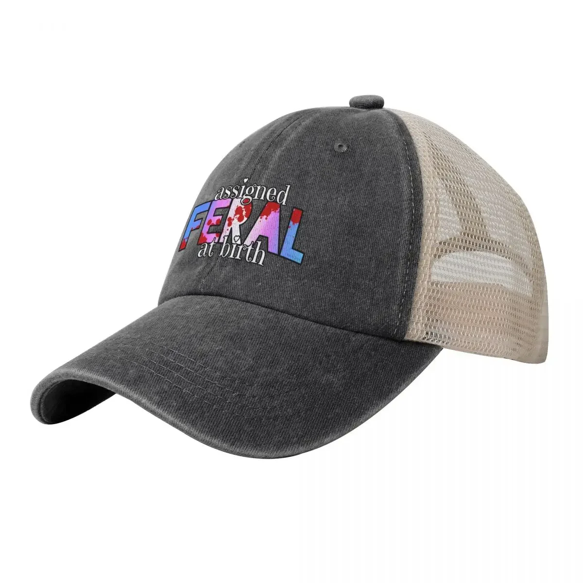 

Assigned Feral At Birth 2022 Baseball Cap Hip Hop Custom Cap party Hat Designer Man Women's