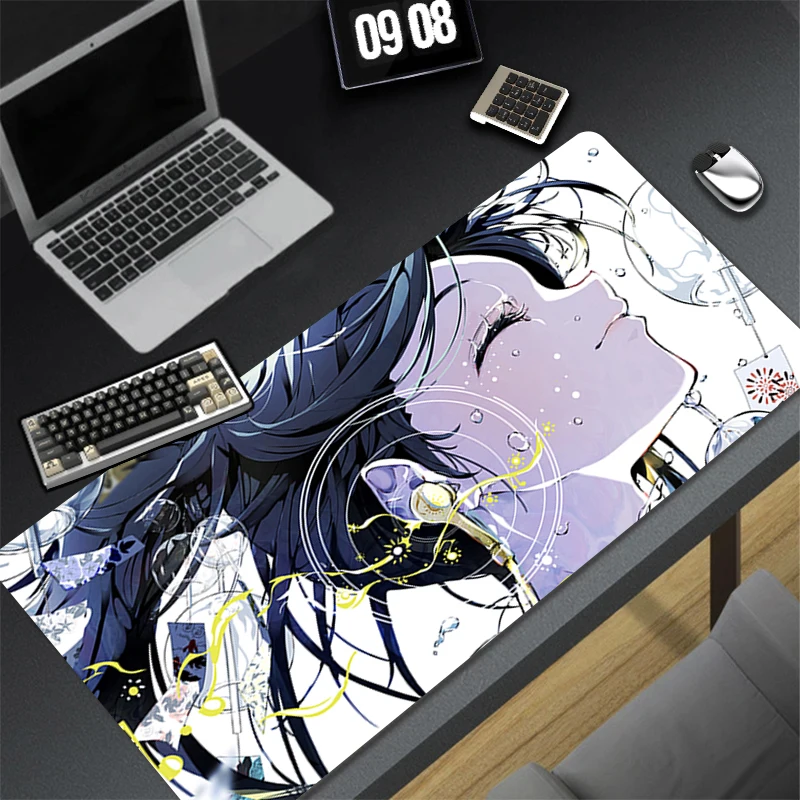

Anime Mouse Pad Gamer Keyboard Pad Desk Anime Girls Mouse Mat Carpet Rubber Exquisite Tapis Souris Gaming Notbook PC Mousepad