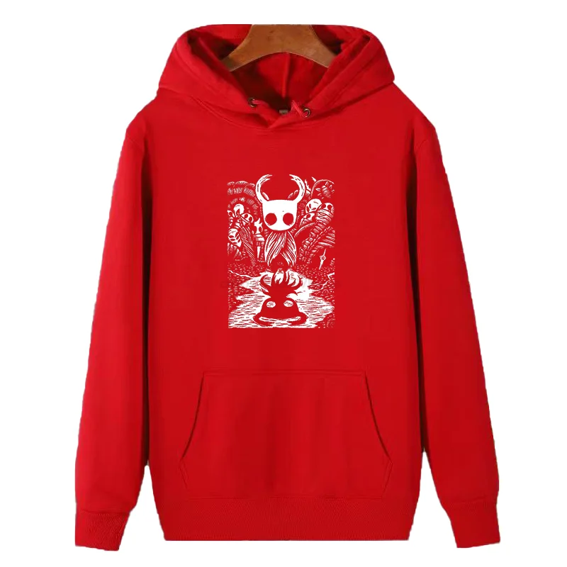 Hollow Knight Funny Game Retro Graphic Hooded Sweatshirts New In Hoodies & Sweatshirts Essentials Winter Thick Sweater Hoodie