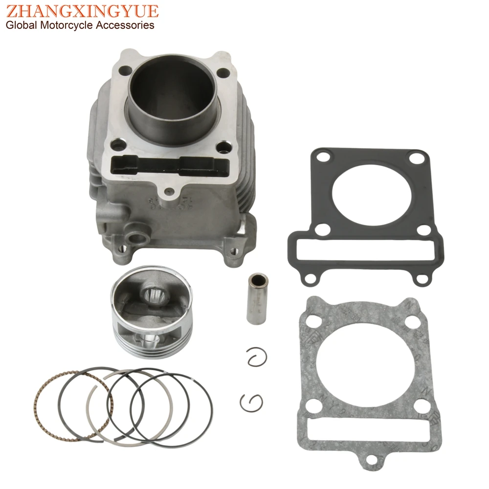 Scooter 51.5mm Cylinder Kit & Piston For Yamaha XC125 Cygnus125 1997-1999 Cygnus R 125cc 4T 2000-2003 Vino125 2V 4CW-E1310-10