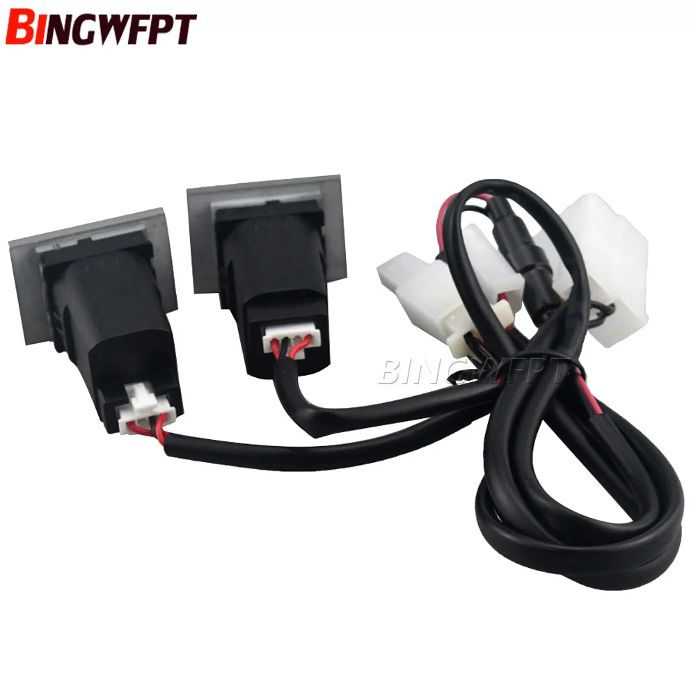 Silver Car USB Charger Quick Charge QC3.0 PD Type C Auto Phone Charging Adapter For Ford Focus 2 MK2 2009 2010 2011