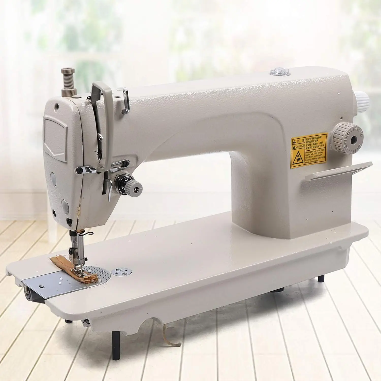 Heavy Duty Sewing Machine Industrial Semi-Automatic Sewing Machine Lockstitch Fabric Sewing Tool High-Speed Lockstitch Sewing