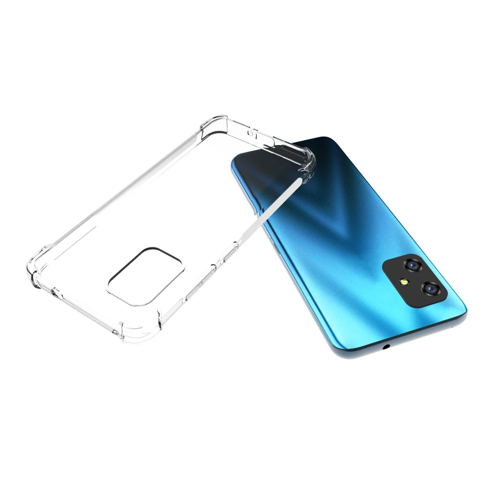 For ASUS Zenfone 8 Case High Quality Soft TPU Airbag Shockproof Full Protection Transparent Cover for Zenfone 8 ケース