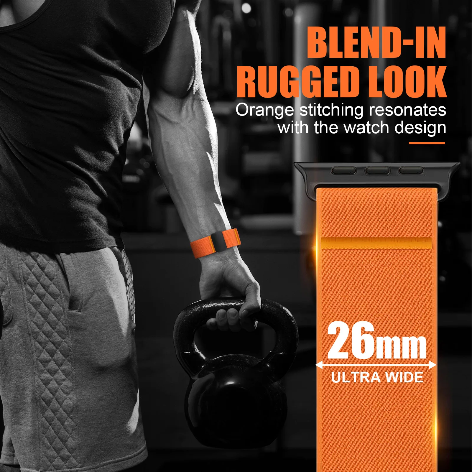 ห่วงไนลอนสําหรับ Apple Watch Ultra 2 Trail Band 49 มม.Series 10 46 มม.45 มม.44 มม.41 42 มม.สร้อยข้อมือแม่เหล็ก IWatch 9 7 8 6 SE 5