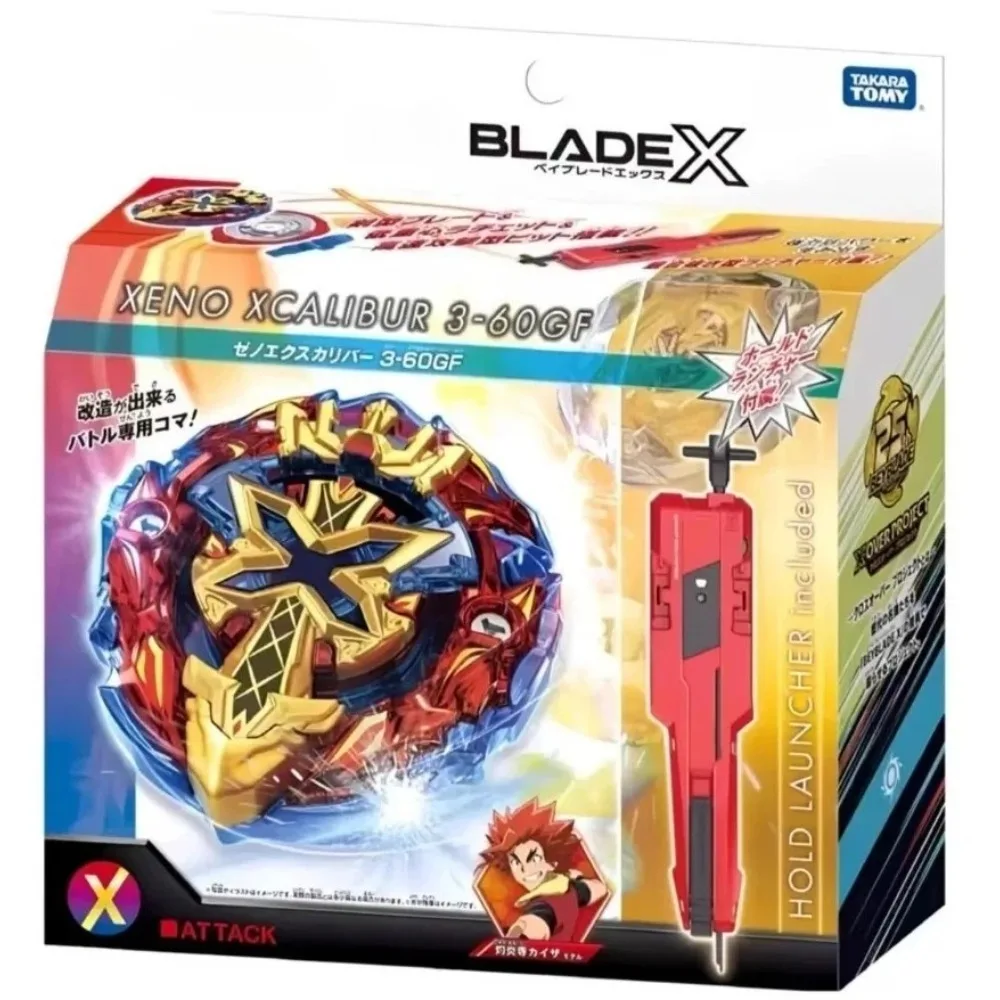 Takara Tomy Bey X BX-00 BXG-13 Xeno Xcalibur 3‐60GF Jeu de démarrage Jeu de cartes à lames